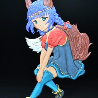 Elin (Fuchs), tanzend